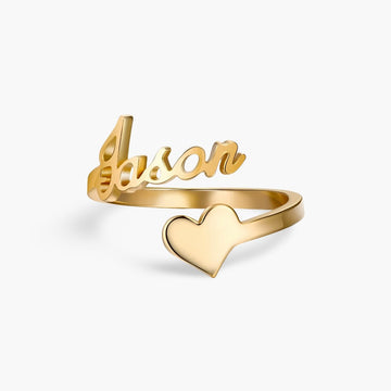 Name Heart Ring