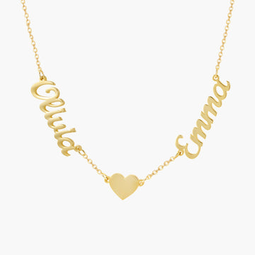 Personalized Dual Name Necklace