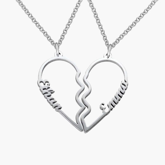 Personalized Best Friends Necklace Set