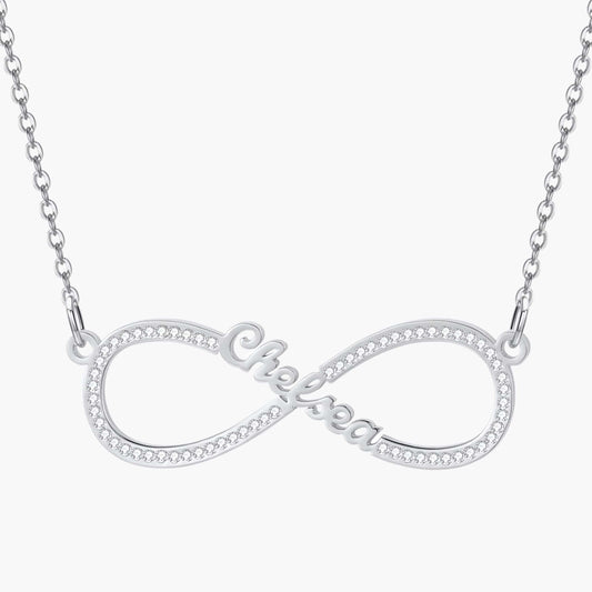 Diamond Infinity Necklace