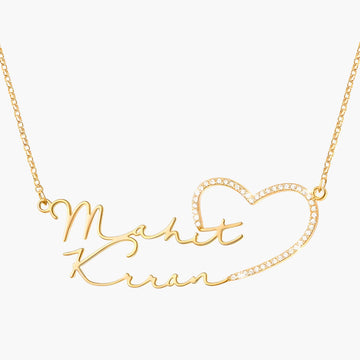 Double Name Signature Necklace