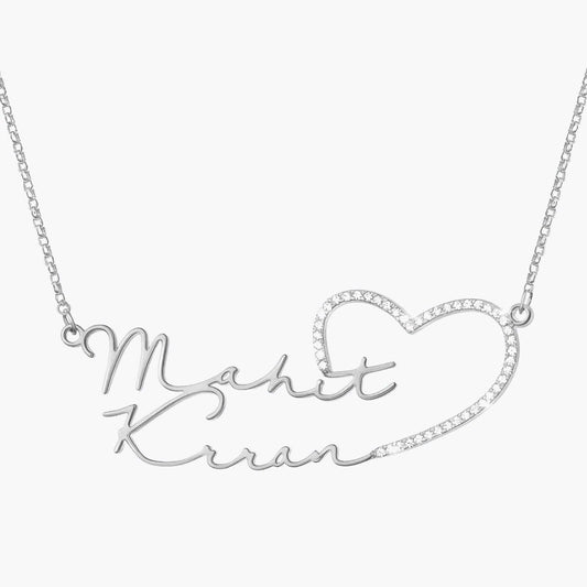 Double Name Signature Necklace